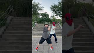 Deadpool dance ByebyebyeNSYNC shorts DeadpoolandWolverine [upl. by Orihakat]