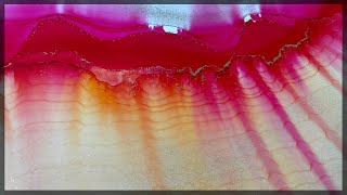 Alcohol Ink Art With Ripples and Bursts 💥 [upl. by Ocinom]