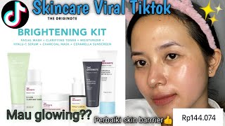 The Originote Brightening kit  Urutan Pakai Yang Benar  Bundle 6 in 1  Auto Glowing [upl. by Eboj261]