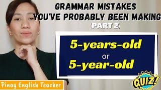 Grammar Mistakes Youve Probably Been Making PART 2  Basic English Lesson [upl. by Cully]