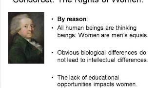 Condorcet 31 The Rights of Women part 1 [upl. by Nylsaj]