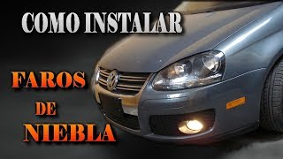 COMO INSTALAR FAROS DE NIEBLA [upl. by Septima]