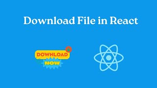 Download file in React JS  Download a File or Image using React [upl. by Brandenburg]