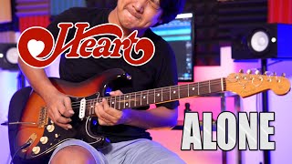 HEART  Alone  Guitar Solo Cover [upl. by Atteiram]