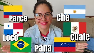 DIFERENCIAS de PALABRAS entre PAÍSES LATINOS  ¿Cómo se dice en cada pais [upl. by Allare950]