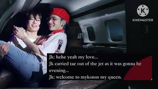 TAEKOOK FF ONESHOT When his hubby took him for honeymoon in mykonos [upl. by Monk]