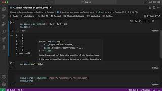 64 Python  Pandas  Aplicar Funciones en Series [upl. by Ecila897]