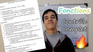 Les fonctions  Contrôle complet 1BAC🔥🔥 [upl. by Svend171]