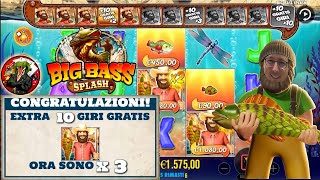 Bel Bonus alla BIG BASS SPLASH 🐟 con Paolo Slot  🎰 COBRA SLOT ONLINE [upl. by Katerina851]