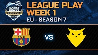 RLCS League Play Week 1  FC Barcelona vs Dignitas [upl. by Calendre785]