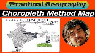 Practicalgeography Choropleth Method Map  How to draw Choropleth map [upl. by Ahsaeym]