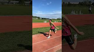 TRIPLE JUMP u15 SILVER MEDAL trackandfield triplejump lompatjauh [upl. by Alphard211]