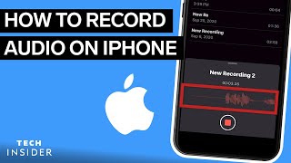 How To Record Audio On An iPhone [upl. by Lumbard410]