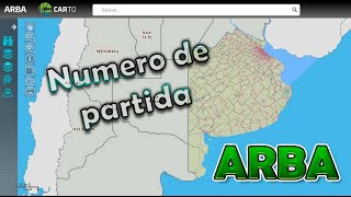 Cómo saber tu número de partida en Buenos Aires CARTO ARBA Paso a Paso [upl. by Ellerrehs]