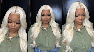 BEST 613 WIG 🔥  Melted Wig Install  No Baby Hairs  CurlyMe Hair [upl. by Siaht]