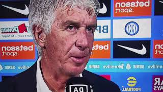 GASPERINI polemico e piangina post INTER ATALANTA 40 [upl. by Lemmor]