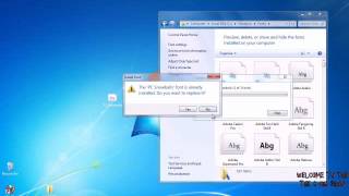 Learn How to install fonts on Windows 7 and Windows Vista [upl. by Talbott]