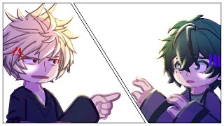 how i imagine Izuku and Katsuki argue  MHABNHA  original  read desc [upl. by Gnex637]