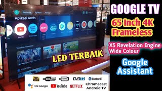 Review Led Tv Terbaik th ini google tv 65 inch Sharp 4TC65FK1X review ledtv sharp [upl. by Himelman]