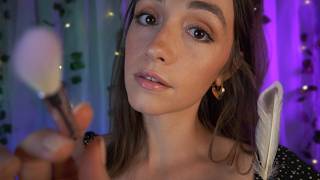 ASMR  UpClose Gentle Personal Attention 💙 ear to ear whispers [upl. by Jeremiah423]