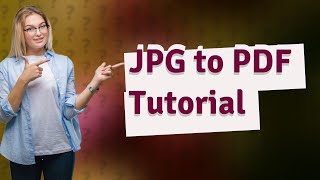 How to convert JPG to PDF [upl. by Kcirde306]