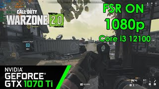 Call of Duty Warzone 20 Gameplay FSR On  GTX 1070 Ti Core i3 12100 1080p [upl. by Skiba842]