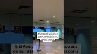 barcelona a Airport El Prat affected by dana spain 🇪🇸🙏🏻🤕 [upl. by Sisto]