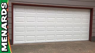 How To Install a Garage Door  Menards [upl. by Wilkinson839]