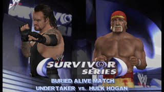 Undertaker vs Hulk Hogan  Buried Alive Match  WWE Smackdown vs Raw 2006 [upl. by Ignatz]