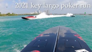 South Florida go fast boats key largo poker run Day 1 [upl. by Massiw]