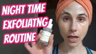 Vlog Night time exfoliating routine amp Azelaic Acid Dr Dray [upl. by Esiuolyram382]