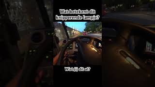 Wat betekent dit knipperende lampje buschauffeur vlog 154 [upl. by Ardnossac]