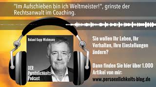 quotIm Aufschieben bin ich Weltmeisterquot grinste der Rechtsanwalt im Coaching [upl. by Garwin]