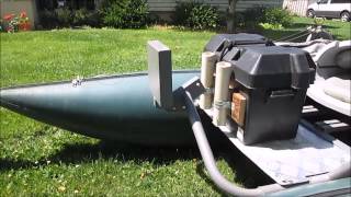 Three boat Inflatable Pontoon Review [upl. by Orthman]