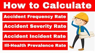 How to calculate Frequency Rate Severity Rate amp Incident Rate in Hindi  Health Prevalence Rate [upl. by Weiman567]