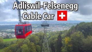 ⁴ᴷ⁶⁰ Exploring the AdliswilFelsenegg Cable Car in Zürich Switzerland [upl. by Timus]