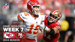 Kansas City Chiefs vs San Francisco 49ers  2024 Week 7 Game Highlights [upl. by Kampmeier322]