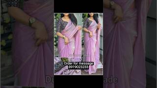 pure fendi liquid satin saree price 1499 please do subscribe viral online saree trending [upl. by Marie-Ann]