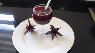 recette de jus de bissap ou groseille pays jus frais fait maison [upl. by Ymmit]