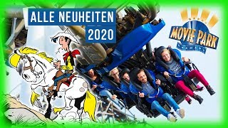 Movie Park Germany Alle Neuheiten 2020 amp neue Attraktion 2021  FunTime News 40 [upl. by Whatley]