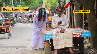 FUNNIEST STREET MAN PUBLIC PRANKS  BEST FUNNY JOKE PRANK FOR LAUGHING  DHAMAKA FURTI [upl. by Telfore320]