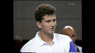 Sydney indoor 1994 F Krajicek vs Becker 12 [upl. by Cleodal]