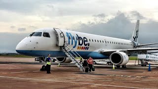 FLYBE Trip Report Norwich to Exeter Embraer 195 [upl. by Pilif278]