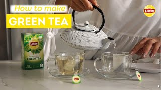 How to Make Green Tea with Lipton [upl. by Tecu282]