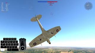 1vs1 war thunder  LA7 vs Spitfire F Mk XVI [upl. by Shanta33]