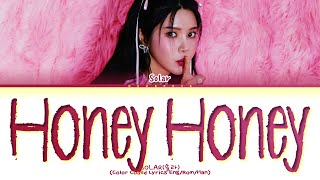 SOLAR Honey Honey Lyrics Color Coded Lyrics [upl. by Berthold]