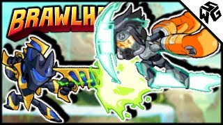 Some Crazy Blaster Plays  Brawlhalla  Ranked Lord Vraxx 1v1s [upl. by Llerdnod160]