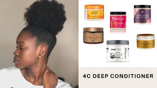 BEST DEEP CONDITIONERS FOR 4C NATURAL HAIR Deep conditioner for 4c hair [upl. by Macmillan922]