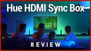 Sync Hue Lights With Your TVPS4Xbox  Philips Hue Play HDMI Sync Box Review [upl. by Gerik]