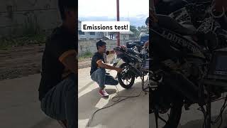 emissions test Motor cycle subscribe views travel [upl. by Carolin562]